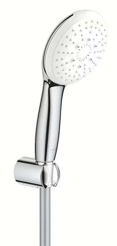 Grohe Tempesta kadni tuš set u krom izvedbi s ručnom tuš-slušalicom, crijevom 1500 mm i zidnim nosačem