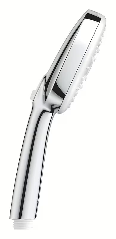 Kromirana ručna tuš-slušalica Grohe Tempesta Cube s tri mlaza Rain, Jet i Massage.