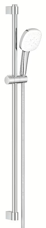 Kromirani tuš set Grohe Tempesta Cube s ručnim tušem, šipkom i crijevom