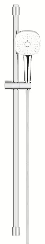 Kromirani tuš set Grohe Tempesta Cube s ručnim tušem, šipkom i crijevom