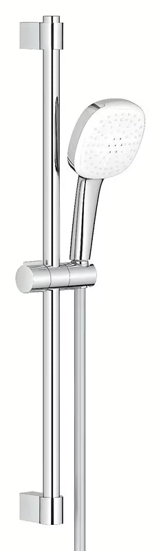 Kromirana tuš set Grohe Tempesta Cube s ručnim tušem, tuš šipkom i crijevom