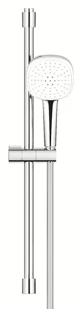 Kromirana tuš set Grohe Tempesta Cube s ručnim tušem, tuš šipkom i crijevom