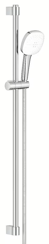 Kromirani tuš set Grohe Tempesta Cube s ručnim tušem, tuš šipkom i crijevom