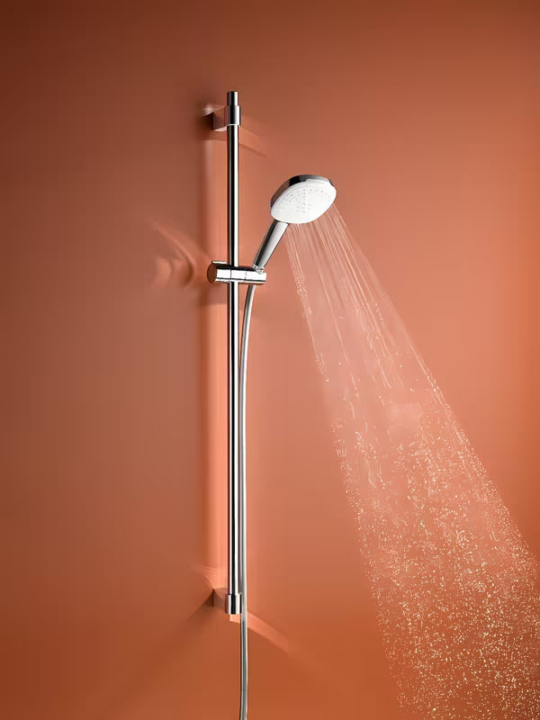 Kromirani tuš set Grohe Tempesta Cube s ručnim tušem, tuš šipkom i crijevom