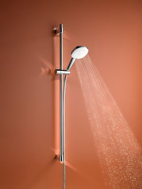 Kromirani tuš set Grohe Tempesta Cube s ručnim tušem, tuš šipkom i crijevom