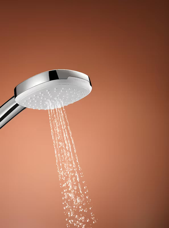 Kromirani tuš set Grohe Tempesta Cube s ručnim tušem, tuš šipkom i crijevom