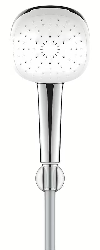 Grohe Tempesta Cube kadna tuš set u krom izvedbi s ručnim tušem, crijevom 1500 mm i zidnim držačem.