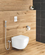 Bide tuš Grohe Tempesta-F Trigger Spray u kromu s upravljanjem na tipku i zidnim držačem