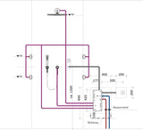Bijela bide tuš Grohe Tempesta-F Trigger Spray s tipkom za pokretanje pro preciznu kontrolu mlaza.