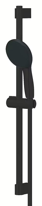 Tuš set Grohe Tempesta 110 u mat crnoj izvedbi s ručnim tušem, tuš šipkom i crijevom