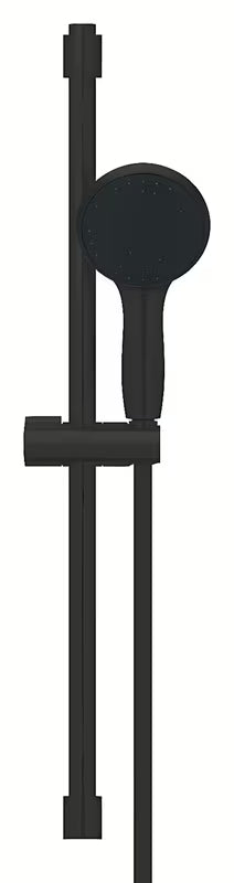 Tuš set Grohe Tempesta 110 u mat crnoj boji s ručnom tuš-slušalicom, šipkom i crijevom