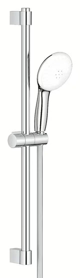 Kromirani tuš set Grohe Tempesta s tehnologijama Water Saving i DreamSpray pro ravnomjeran mlaz vode.