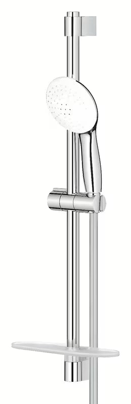 Kromirani tuš set Grohe Tempesta s ručnom tuš slušalicom, tuš šipkom, crijevom i policom EasyReach