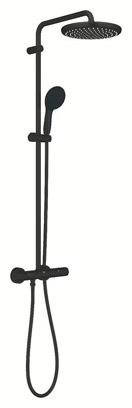 Grohe Tempesta System tuš sustav s termostatskom miješalicom u mat crnoj boji