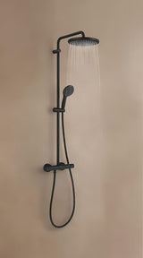 Grohe Tempesta System tuš sustav s termostatskom miješalicom u mat crnoj boji