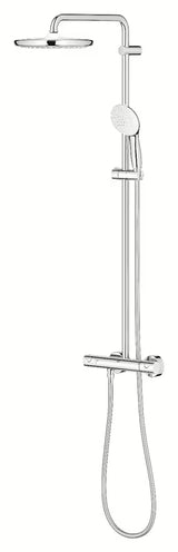 Tuš sustav Grohe Tempesta System s termostatskom miješalicom u krom izvedbi s nadglavnim i ručnim tušem