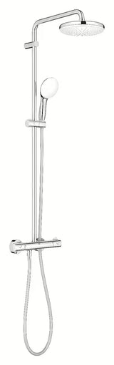 Grohe Tempesta System tuš sustav s termostatskom miješalicom u krom izvedbi s nadglavnim i ručnim tušem