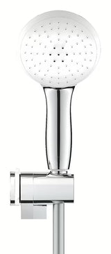 Kromirana zidna miješalica za kadu tuš set Grohe Tempesta s ručnim tušem Tempesta 110, crijevom 1750 mm i zidnim držačem
