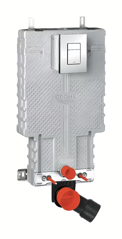 Grohe Uniset podžbukni vodokotlić za WC s tipkom za ispiranje Skate Cosmopolitan u kromu