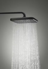 Mat crni tuš sustav Grohe Vitalio Comfort s nadglavnim tušem 250x250 mm i ručnim tušem