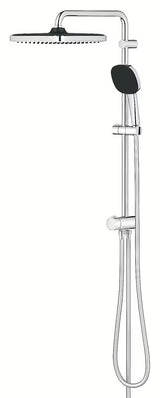Tuš sustav Grohe Vitalio Comfort System u krom izvedbi s nadglavnim i ručnim tušem