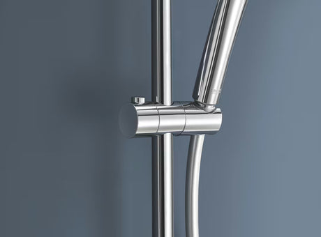 Tuš sustav Grohe Vitalio Joy XXL 310 s termostatom u krom izvedbi, s nadglavnim i ručnim tušem