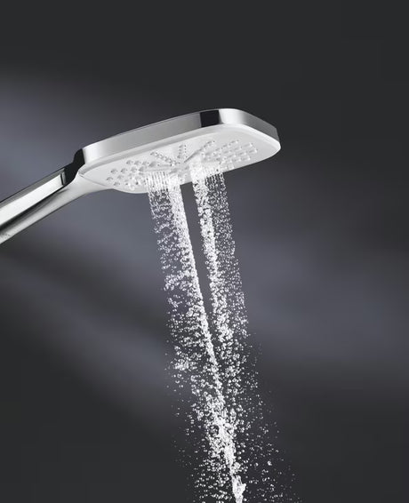 Kromirani ručni tuš Grohe Vitalio 130 SmartActive Cube s tri mlaza i upravljanjem SmartTip