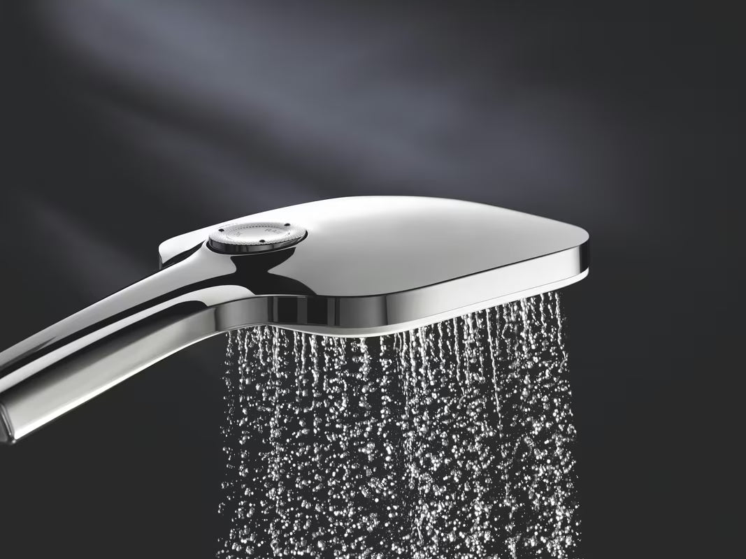 Kromirani ručni tuš Grohe Vitalio 130 SmartActive Cube s tri mlaza i upravljanjem SmartTip