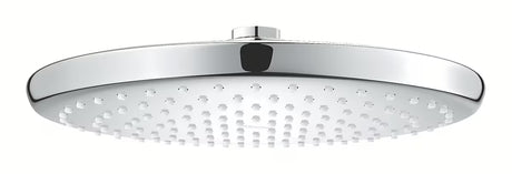 Okrugla nadglavni tuš Grohe Vitalio Start 250 u krom izvedbi s mlazom Rain i promjerom 250 mm.