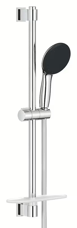 Kromirani tuš set Grohe Vitalio Start s ručnim tušem, tuš šipkom, crijevom i policom