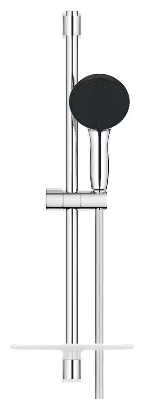 Kromirani tuš set Grohe Vitalio Start s ručnim tušem, tuš šipkom, crijevom i policom