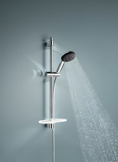 Kromirani tuš set Grohe Vitalio Start s ručnim tušem, tuš šipkom, crijevom i policom