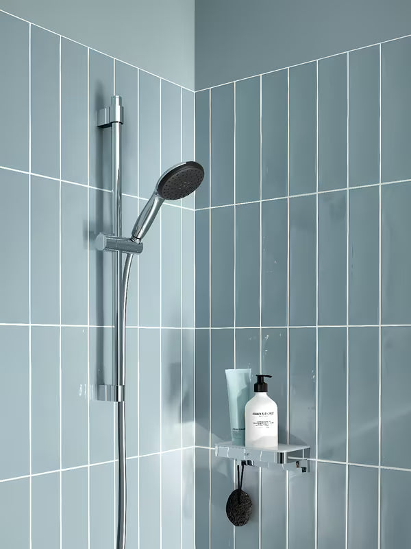 Kromirani tuš set Grohe Vitalio Start s ručnim tušem, tuš šipkom i crijevom