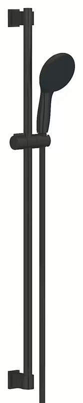 Tuš set Grohe Vitalio Start 110 u mat crnoj boji s ručnim tušem, šipkom i crijevom
