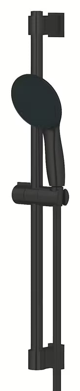 Mat crni tuš set Grohe Vitalio Start 110 s ručnim tušem, crijevom i tuš šipkom