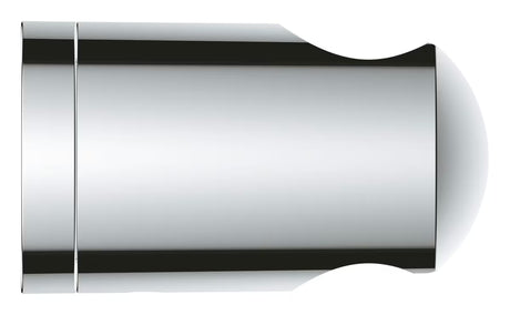 Kromirani fiksni nosač ručnog tuša Grohe Vitalio Universal pro montaža vijcima ili lijepljenjem.