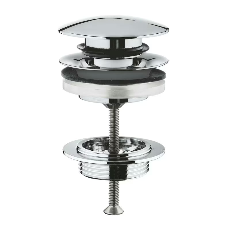 Odvod Grohe pro za umivaonik s klik-klak odvodnim ventilom i površinom Grohe Long-Life.