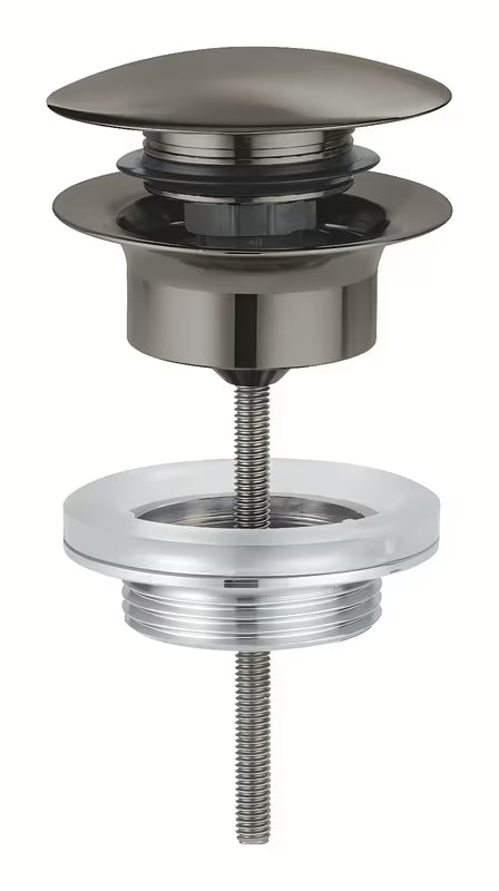 Odvod za umivaonik Grohe u završnoj obradi brushed hard graphite s klik-klak poklopcem