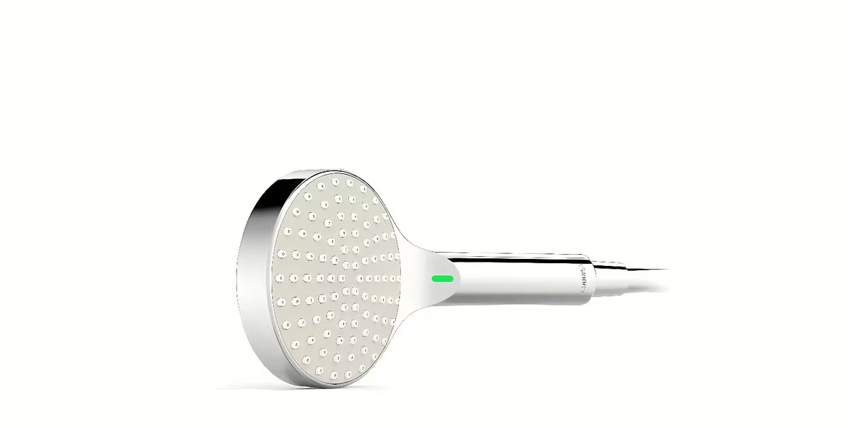 Ručni tuš Hansa Activejet Digital u krom izvedbi s integriranim zaslonom