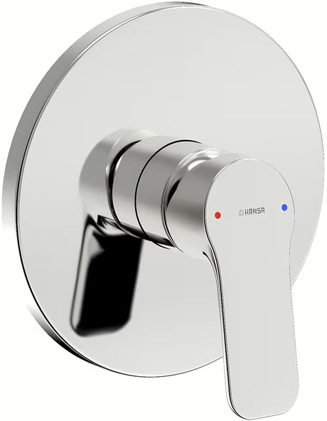 Hansa Basic podžbukna miješalica za tuš u krom izvedbi s okruglom rozetom