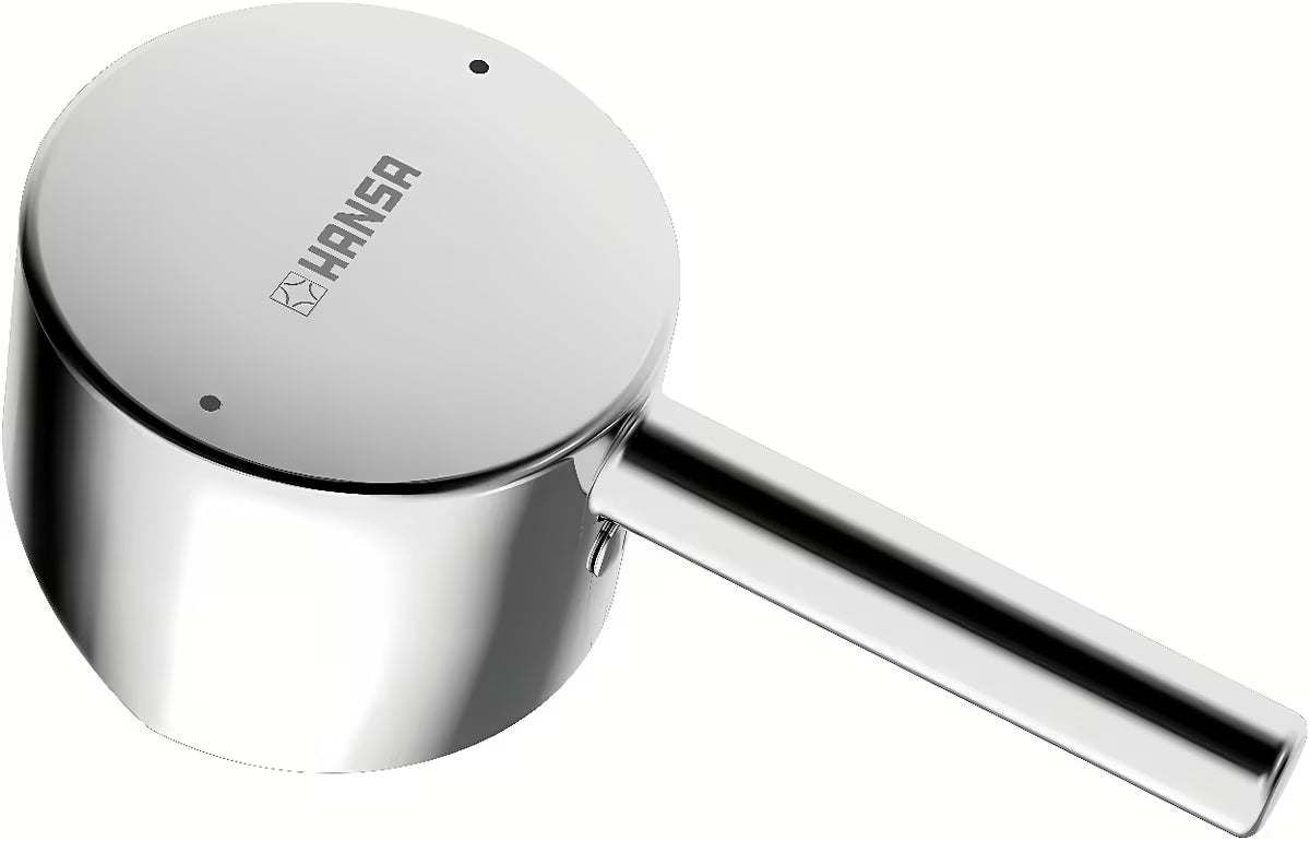 Kromirana upravljačka ručica Hansa Vantis tipa Pin sa simbolima tople i hladne vode