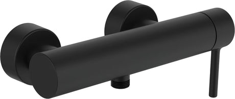 Hansa Vantis zidna miješalica za tuš u mat crnoj boji s ručicom