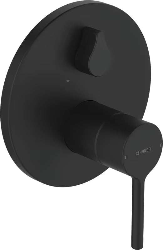 Hansa Vantis podžbukna jednoručna baterija tuš i miješalica za kadu u mat crnoj boji s mat završnom obradom.