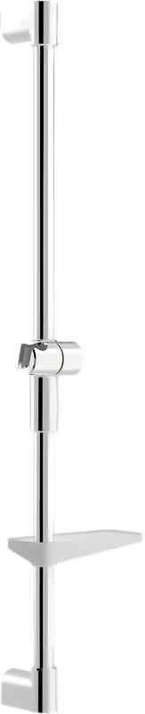 Kromirana tuš šipka Hansa Viva s integriranom policom, duljina 97,1 cm.