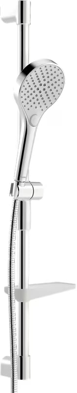 Kromirani tuš set Hansa Viva s tri funkcije i praktičnom policom.
