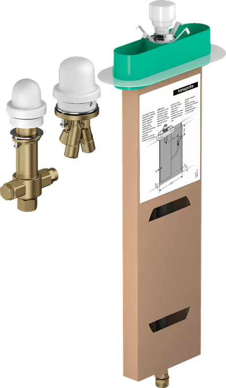 Hansgrohe podžbukno tijelo pro trootvornu slavinu na rub kade s kutijom za crijevo sBox