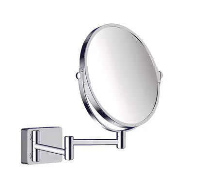 Sklopive kozmetičko ogledalo hansgrohe u krom izvedbi pro za brijanje i kozmetiku