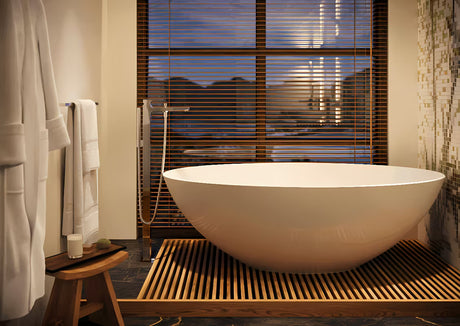 Kromirani zidni držač ručnika Hansgrohe addstoris s minimalističkim dizajnom i skrivenim pričvršćenjem.