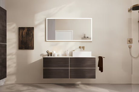 Dvostruki zidni držač za ručnike hansgrohe addstoris u brušenoj bronci