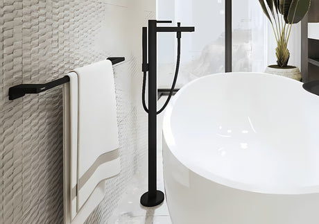 Hansgrohe addstoris držač ručnika u mat crnoj boji pro za zidnu montažu